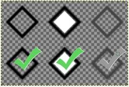 Two-by-three radio button image strip showing Normal, Mouse Over and Disabled states.