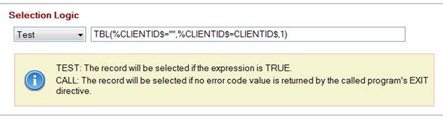 INV_QRY Query Definition window showing invoice fields, including ClientId$.